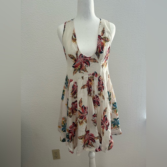 Free People Multicolor Floral Backless Dress - Picture 2 of 10